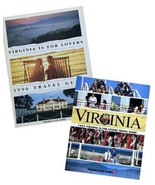 2 Virginia is for Lovers Travel Guides Book Vintage 1995 1996 - £10.22 GBP