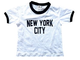 New York City Toddler Ringer T-Shirt New York City Classic Retro Tee Boys Shirt - £12.53 GBP