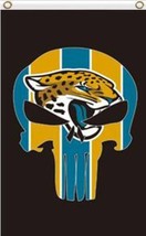 Jacksonville Jaguars Digital Vertical Flag 3X5 Ft Polyester Banner USA 90x150cm - £12.35 GBP