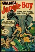 Wambi Jungle Boy #8 1950- Golden Age-Fiction House elephant cover FN+ - £57.99 GBP