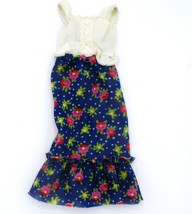 Vintage Mattel Skipper Doll Sleeveless Floral Sundress With Lace Trim 7223 - $9.90