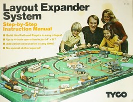 Tyco HO Scale Step-By-Step Instruction Book Manual Layout Expander Syste... - $5.00