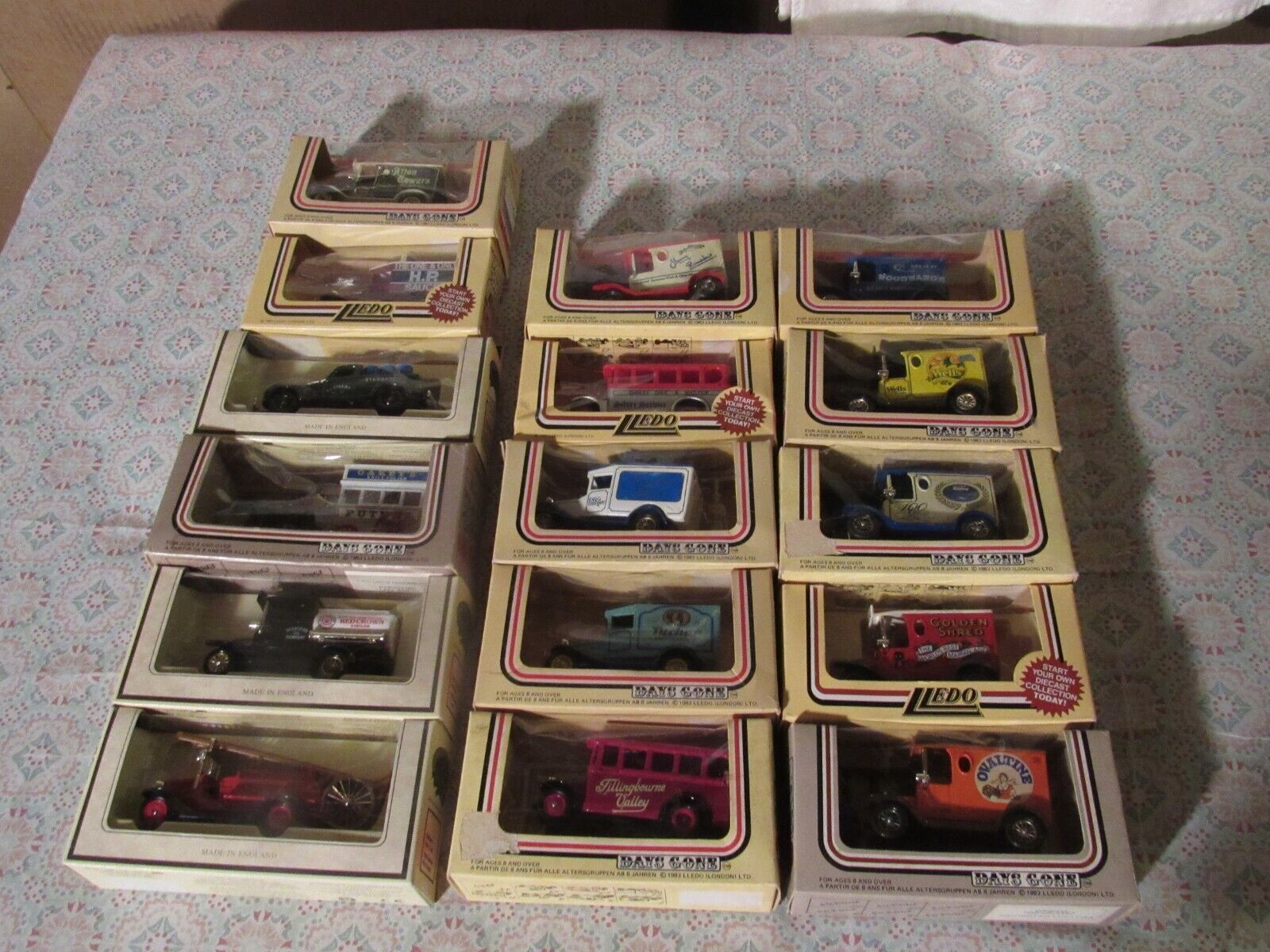 Lledo  Days Gone By  Diecast Cars  from the 80's  Lot of 16 different - $39.50