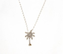 Roberto coin &quot;tiny treasures palm tree&quot; Women&#39;s Necklace 18kt White Gold 403757 - £313.86 GBP