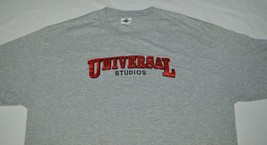 Universal Studios Theme Park Sewn Lettering Souvenir Gray T-Shirt Adult ... - £17.31 GBP