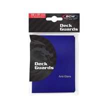 2 pks of 50 (100) BCW Blue Double Matte Deck Guard Standard Sized Card S... - $8.81