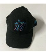 MLB Miami Marlins Men's Baseball Hat Black One-Size Fan Favorite - $17.10
