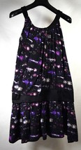 Richard Chai Womens Dress 100% Silk Printed Drop Waist 4  - £63.30 GBP