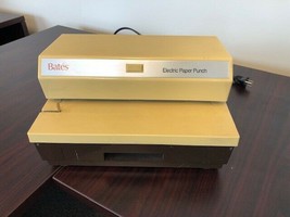 Bates Electric Paper Punch  Model 1001 - $69.99