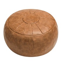 Unstuffed Pouf Cover, Ottoman, Bean Bag Chair, Foot Stool, Foot Rest, Storage So - £48.74 GBP