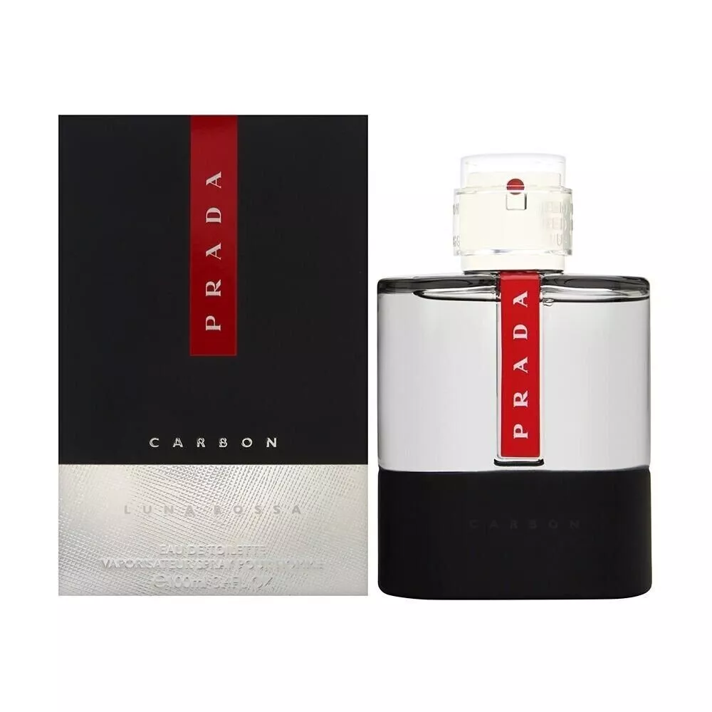 Prada Luna Rossa CARBON 3.3 oz. Eau de Toilette Spray for Men. New Seale... - $98.07 CAD