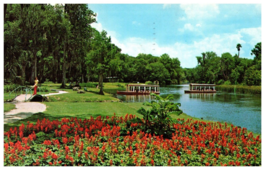 Glass Bottom Boats on Silver River Florida Postcard Posted 1965 - £5.22 GBP