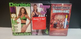 Lot of 3 Vintage VHS Fun Workout Exercise Tapes - £7.90 GBP
