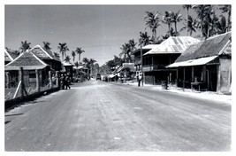 Street Scene Guiuan Samar Philippines 1945 RPPC Postcard Repro - £10.05 GBP