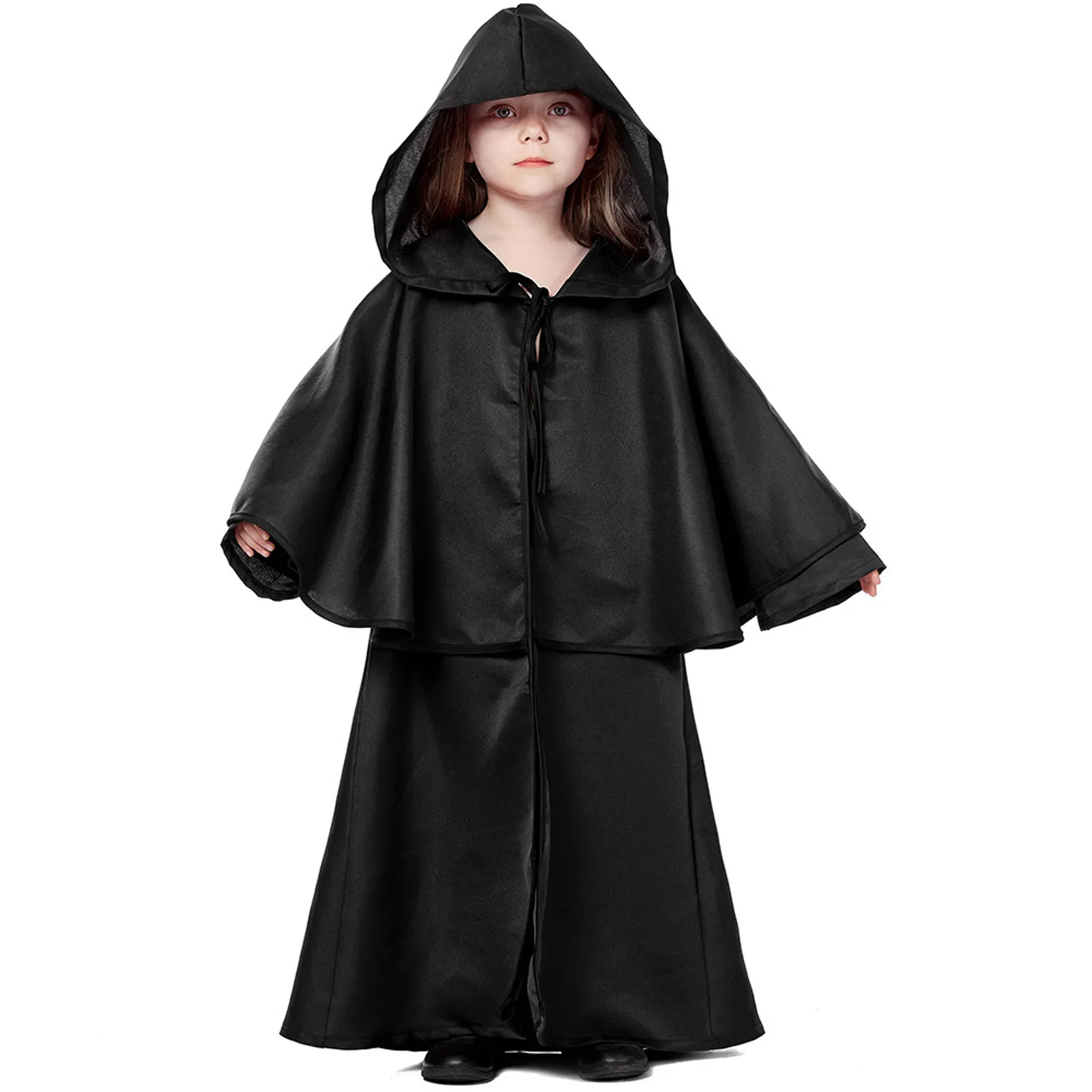 Hooded Cloak Adult Elf Witch Long Purim Carnival  Cloaks Capes Robe Larp  Men Va - £91.46 GBP
