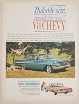 1961 Print Ad The &#39;61 Chevrolet Impala Sport Sedan &amp; Chevy Biscayne Sedan 4-Door - £15.81 GBP