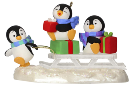 Hallmark 2019 Sledding Shenanigans Playful Penguin Pals Keepsake Ornament - £27.93 GBP