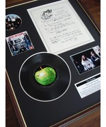 The Beatles I Am The Walrus 7&quot; single + Vinyl Lyrics Framed Display - £111.57 GBP