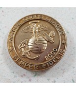 USMC Challenge Coin 2000 Uncommon Valor Was A Common Virtue Iwo Jima - $13.14