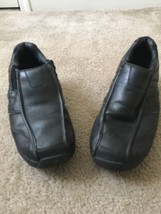 Skechers Shape Ups Men&#39;s Black Leather Toning Walking Shoes Sneakers Size 9 - £69.66 GBP