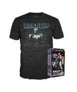 RoboCop Men&#39;s T-Shirt Funko Home Video VHS Boxed Black Target Exclusive ... - £23.58 GBP