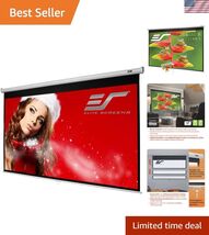 Manual B, 100-INCH Manual Pull Down Projector Screen Diagonal 16:9 Diag ... - $138.85