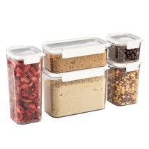 Pantry - 10-Piece Airtight Food Storage Containers, Clear, Stackable Kitchen &amp; P - $101.99