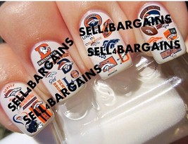 2025 Denver Broncos 24 Different Designs Promo Salon Quality Nail Art De... - $23.27