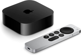 2022 Apple TV 4K Wi‑Fi + Ethernet with 128GB Storage (3rd Generation) - New blac - £133.12 GBP