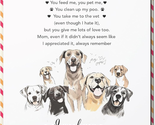 Mother&#39;S Day Cards from Dogs, Mothers Day Card Dog Mom, Mothers Day Card... - £11.32 GBP