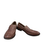 Tommy Hilfiger Stedman Mens Brown Leather Loafers Shoes SKU 7342 - £14.82 GBP