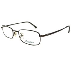 Bulova Eyeglasses Frames DANBURY DARK BROWN Rectangular Full Rim 49-19-135 - £32.86 GBP