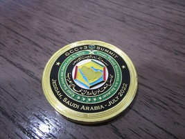 POTUS Joe Biden GCC + 3 Summit July 2022 Jeddah Saudi Arabia Challenge Coin #66R - £38.16 GBP