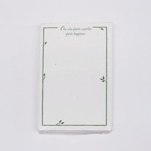 Vintage Hallmark Memo Pad/Writing Tablet 4&quot;x6&quot; w/125 Garden Themed Pages... - $11.77