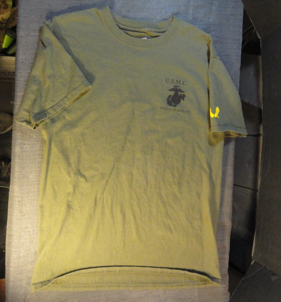 OLIVE GREEN OG USMC U.S. MARINE CORPS MY SISTER IS A UNITED STATES MARIN... - $21.29