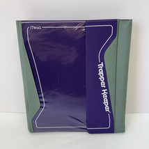 Mead Trapper Keeper Vintage Style Purple Binder Paper Notebook Homework ... - $13.86