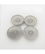 Set Of 4 Vintage ARABIA Finland KASTEHELMI Glass Coasters-Oiva Toikka - ... - $20.15 CAD