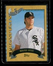 2002 Topps 51 Years Baseball Card T153 Brian West Chicago White Sox Le 1668/2002 - £2.31 GBP
