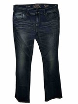 Buckle Black Jeans Womens 30 x 30 Blue Low Rise Straight Stretch Denim - AC - £23.51 GBP