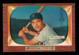 Vintage 1955 Baseball Card Bowman #142 Randy Regalado Infield Cleveland Indians - £6.73 GBP