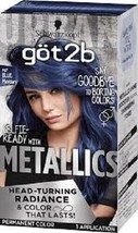 Schwarzkopf Got2b Metallic Permanent Hair Color Kit, M67 Blue Mercury. 2-pack $2 - £19.56 GBP