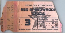 Reo Speedwagon Konzert Ticket Stumpf Oktober 3 1979 Oklahoma Stadt - £41.14 GBP