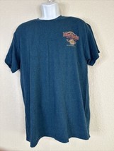 Gildan Heavy Men Size L Teal Iron Horse Saloon Ormond Beach Florida T Shirt - £9.90 GBP
