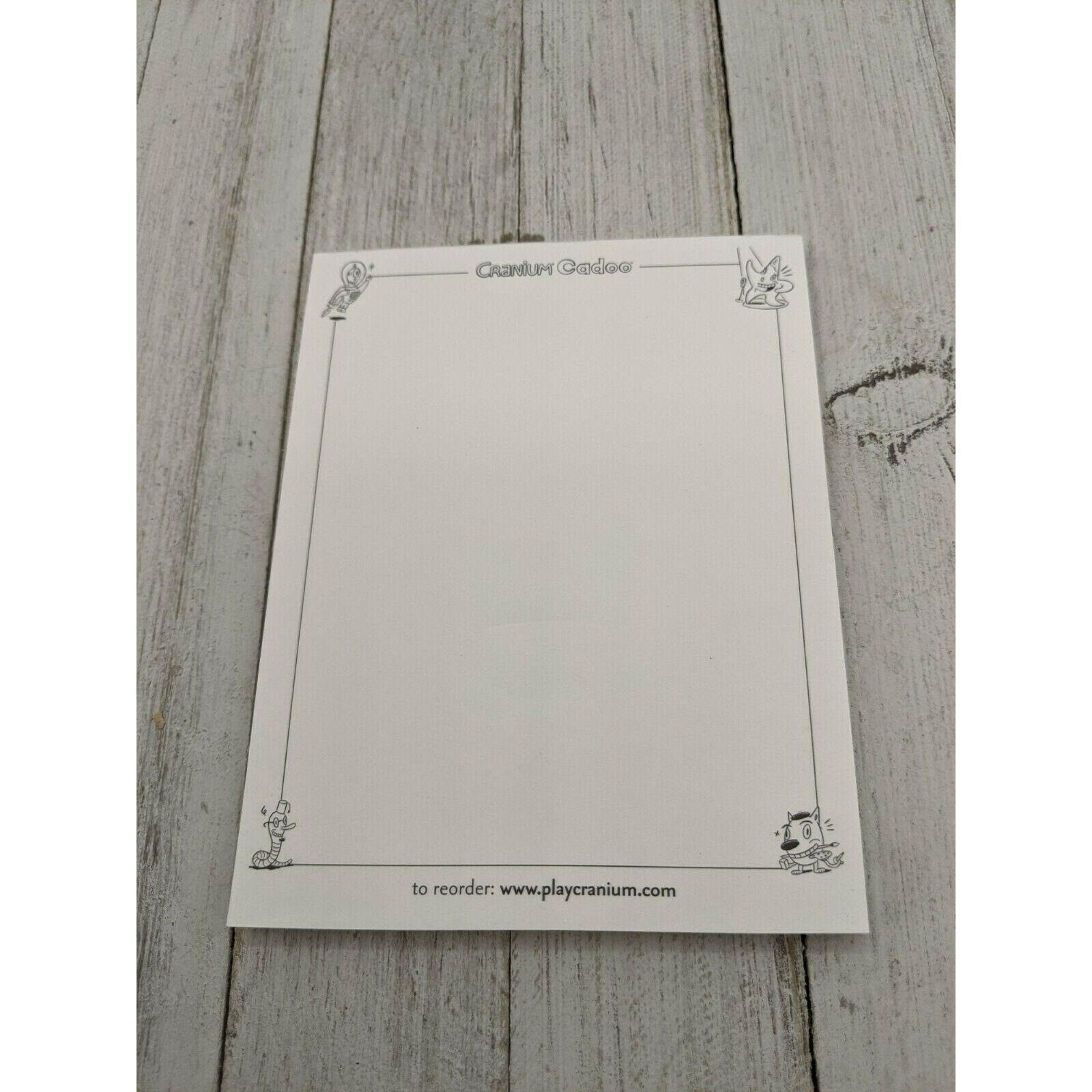 Primary image for Cranium Cadoo Game 2002 Drawing Pad Paper Replacement Part Piece