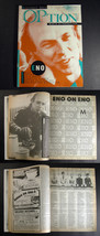 Option mag #E2 1985 Brian ENO cover Electronic Exotica - $14.99