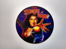 Bally Theatre of Magic Round Coaster 1990s Collectible Pinball Game Memo... - $10.52