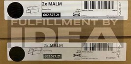 Brand New IKEA MALM Underbed Storage High Bed Black-Brown Queen/King 602... - $144.99