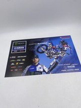 Justin Barcia Monster Energy Yamaha BluCru Signed Poster MAILED ROLLED I... - £16.26 GBP