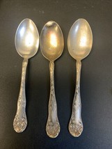 3 Vintage Spoons 6&quot; 1877 NIAGARA FALLS SILVER CO. - £3.78 GBP
