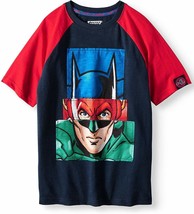 Dc Justice League Batman Flash Maglietta Nwt Ragazzi Misura 4/5, 6/7 O - £9.58 GBP+